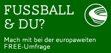 Banner - Umfrage - Football in an enlarged Europe